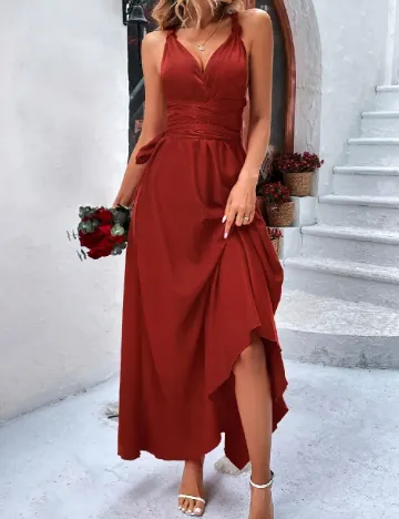 Rochie lunga SHEIN, rosu