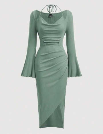 Rochie medie SHEIN, verde