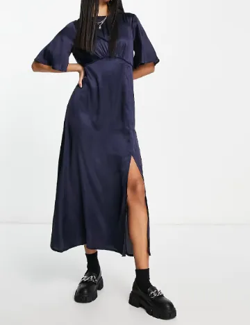 Rochie medie Influence, bleumarin