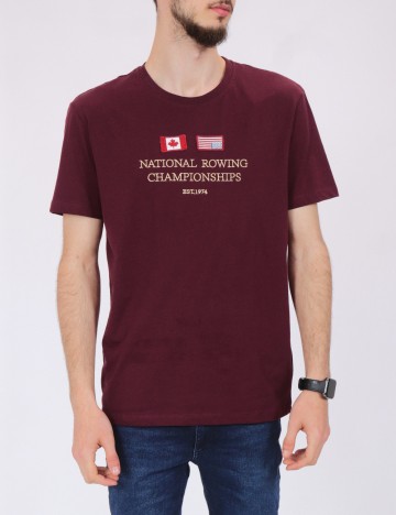 Tricou Reserved, visiniu