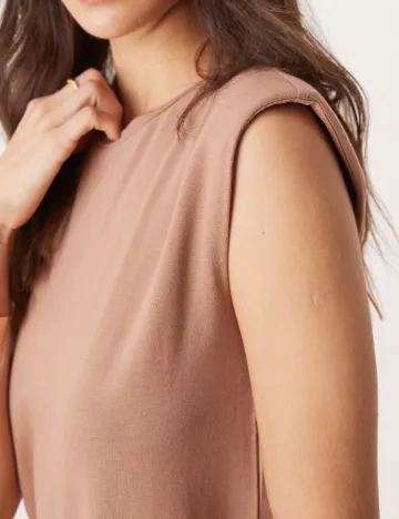 Rochie medie New look, maro Maro