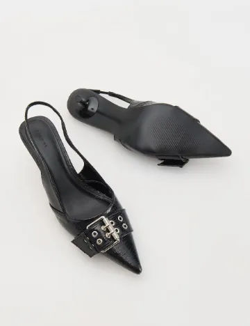 Pantofi Reserved, negru