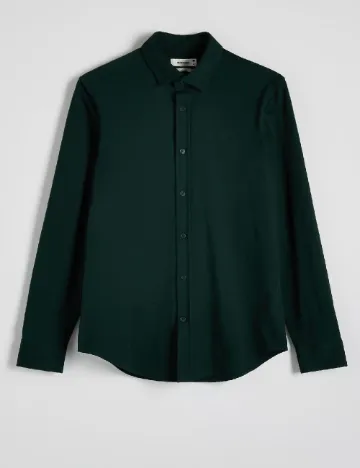 Camasa Reserved, verde inchis