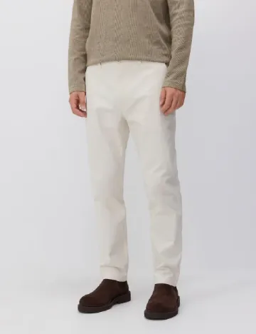 Pantaloni Reserved, crem