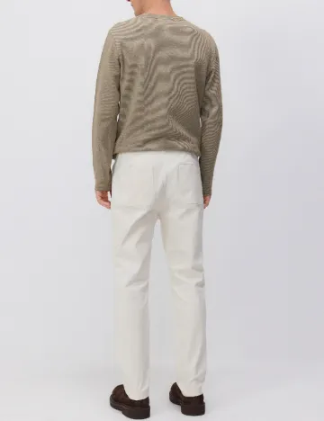 Pantaloni Reserved, crem