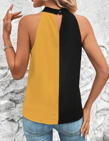 Bluza SHEIN, negru/galben
