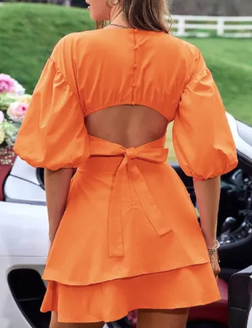 Rochie scurta SHEIN, portocaliu Portocaliu