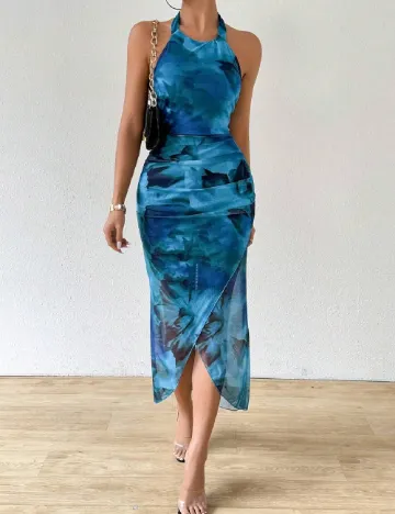 Rochie medie SHEIN, albastru