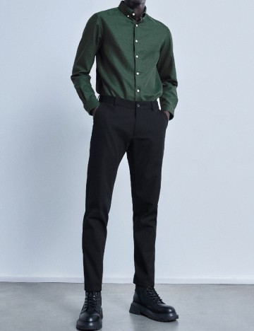 Pantaloni Reserved, negru
