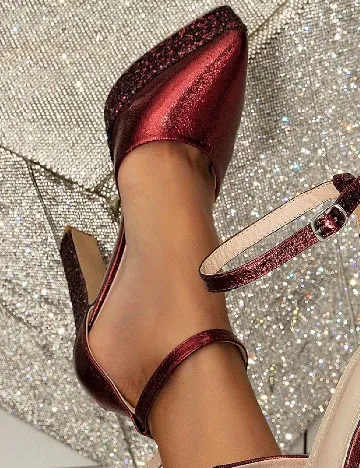 Pantofi SHEIN, visiniu
