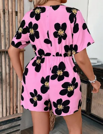 Salopeta SHEIN CURVE, roz Roz