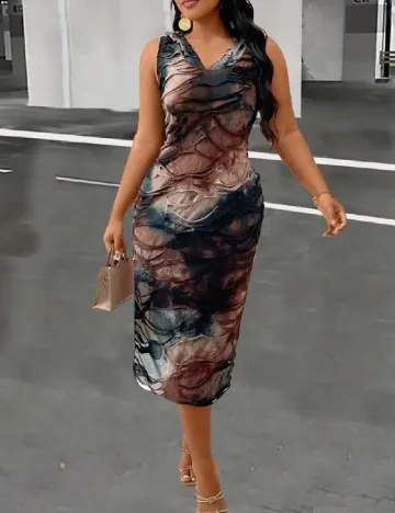 Rochie medie SHEIN CURVE, mix culori Mix culori