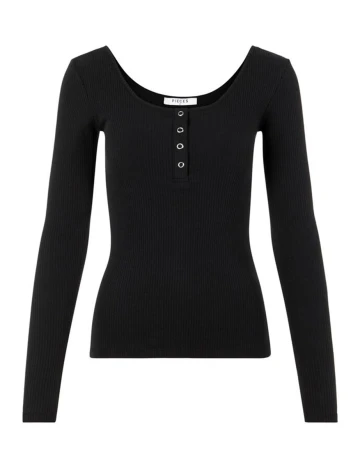 Bluza Pieces, negru