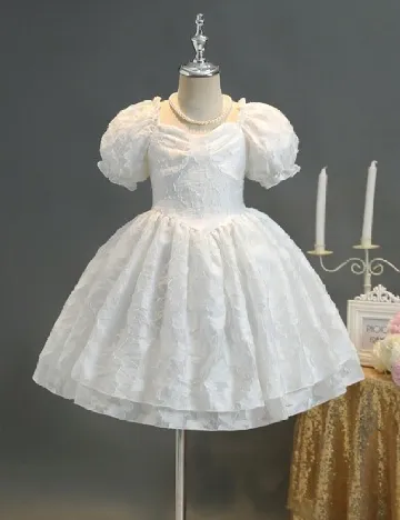 Rochie Shein Kids, alb Alb