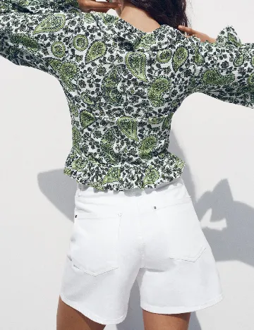 Top Zara, verde