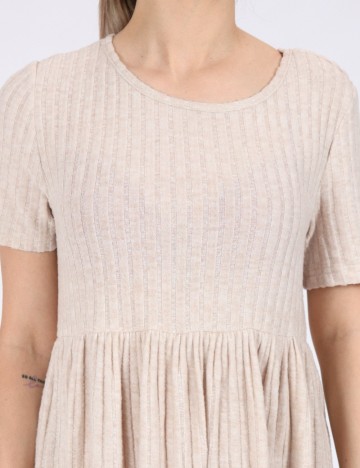 Rochie scurta SHEIN, crem