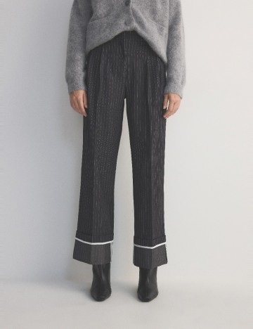 Pantaloni Reserved, gri inchis
