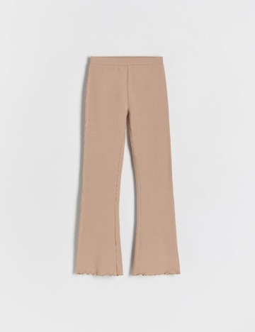 Pantaloni Reserved, maro deschis