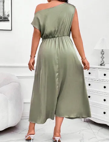 Rochie medie SHEIN CURVE, verde Verde