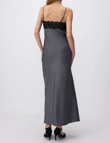Rochie lunga Reserved, gri
