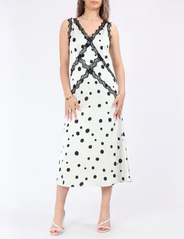 Rochie medie Coast, ecru