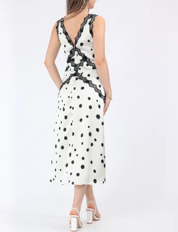 Rochie medie Coast, ecru
