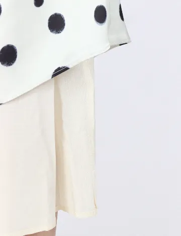 Rochie medie Coast, ecru
