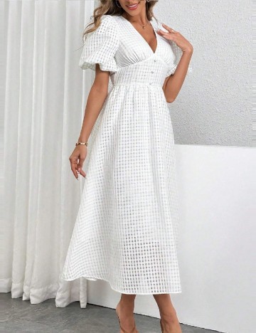 Rochie lunga SHEIN, alb