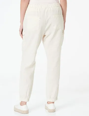 Pantaloni Q/S, crem