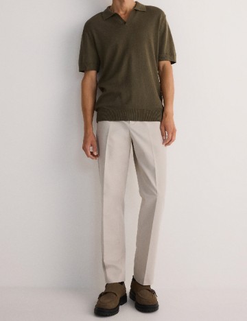 Pantaloni Reserved, bej