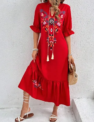 Rochie medie SHEIN, rosu Rosu