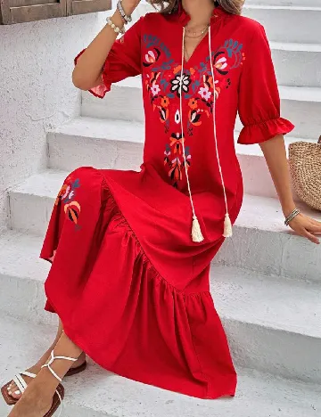 Rochie medie SHEIN, rosu Rosu