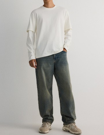 Bluza Reserved, ecru