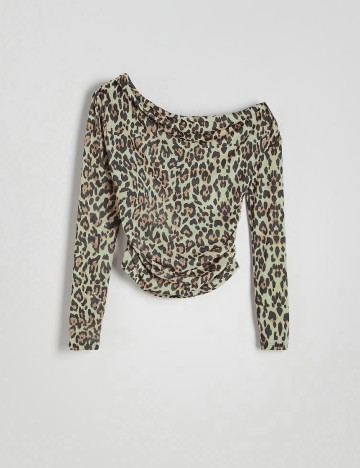 Bluza Reserved, animal print