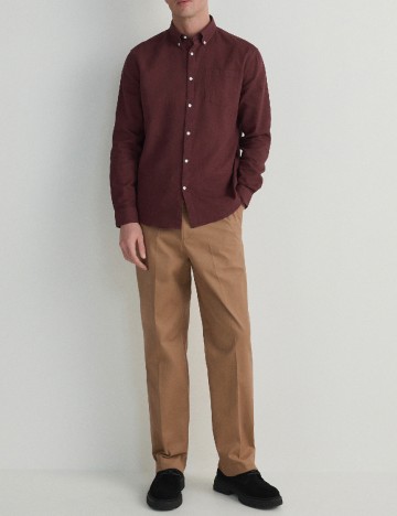 Pantaloni Reserved, maro