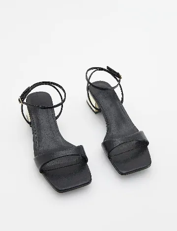 Sandale Reserved, negru