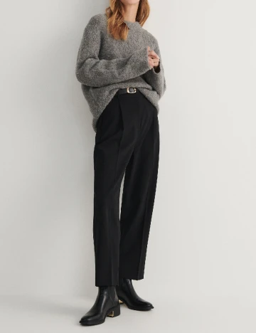 Pantaloni Reserved, negru