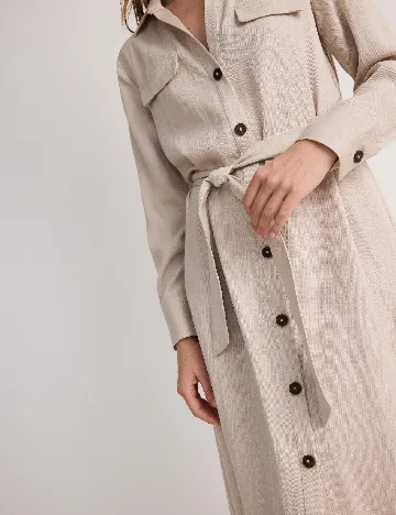 Rochie medie Reserved, crem Crem