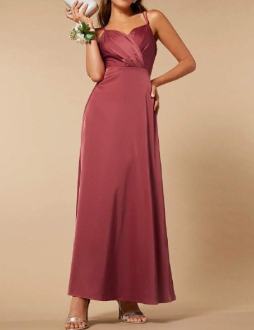 Rochie lunga SHEIN, roz pudra
