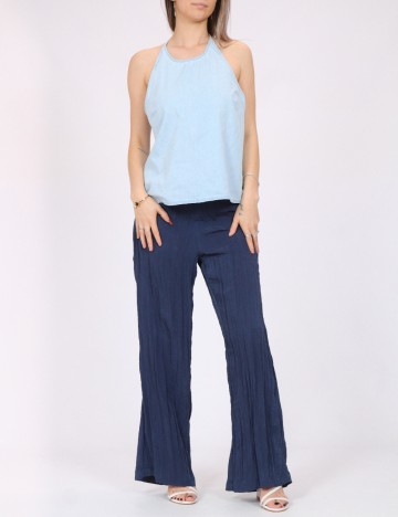 Pantaloni Vero Moda, bleumarin