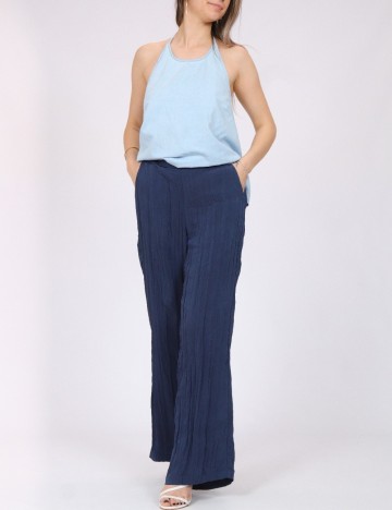 Pantaloni Vero Moda, bleumarin