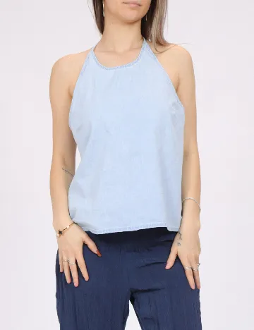 Top Vero Moda, albastru