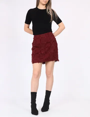 Fusta Vero Moda, visiniu Rosu