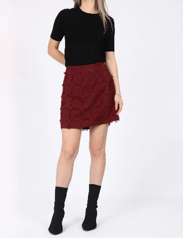 Fusta Vero Moda, visiniu Rosu
