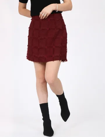 Fusta Vero Moda, visiniu Rosu