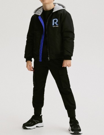 Pantaloni Reserved, negru