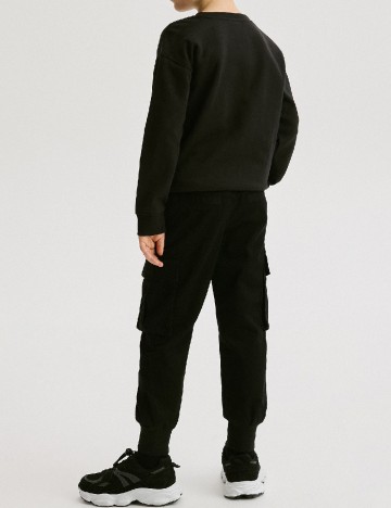 Pantaloni Reserved, negru