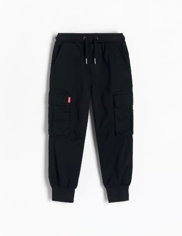 Pantaloni Reserved, negru