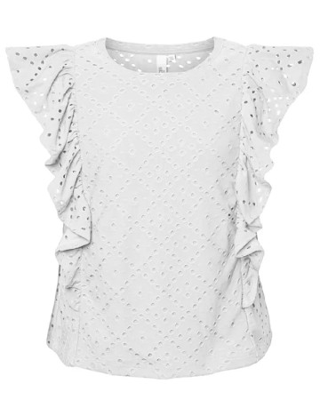 Bluza Pieces Kids, ecru