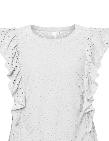Bluza Pieces Kids, ecru